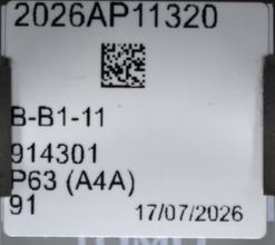 2026AP11320B1-11 label