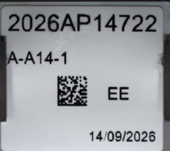 2026AP14722A14-1 label