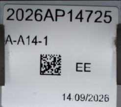 2026AP14725A14-1 label