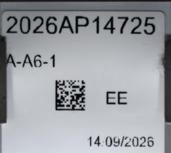 2026AP14725A6-1 label