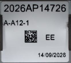 2026AP14726A12-1 label